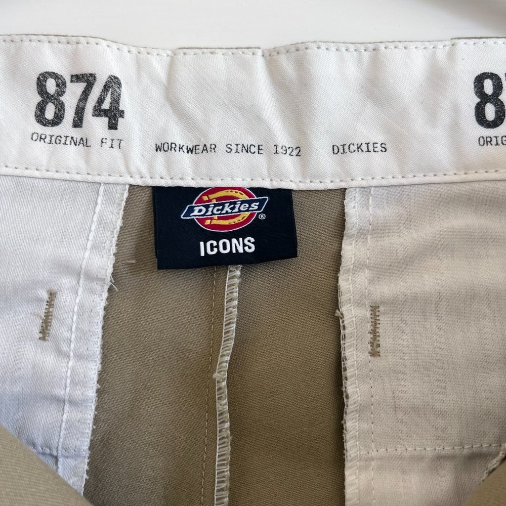 NWOT Dickies Women's 874 Work Pants in Military Khaki Size 6 Short - Picture 3 of 3